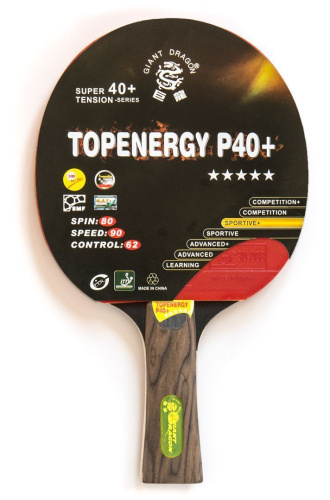 Теннисная ракетка Dragon Topenergy 5 Star New (коническая)
